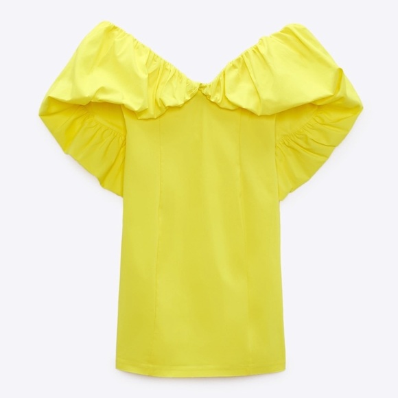 Zara Voluminous Gathered dress - Picture 5 of 6